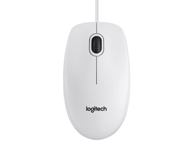 MOUSE USB OPTICAL B100/WHITE OEM 910-003360