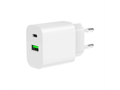 CHARGER USB 20W 2PORT/TA-UC-PDQC20-W-01 GEMBIRD