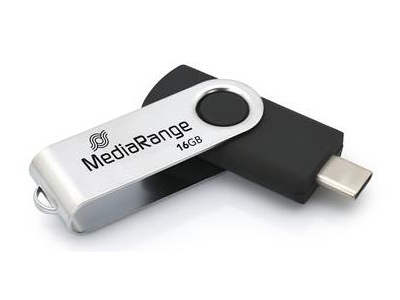 MEMORY DRIVE FLASH USB-C 16GB/MR1951 MEDIARANGE