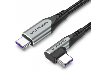 CABLE USB-C TO USB-C R.ANGLE/1M
