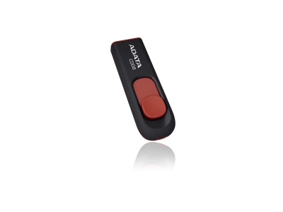 MEMORY DRIVE FLASH USB2 64GB/BLACK/RED AC008-64G-RKD