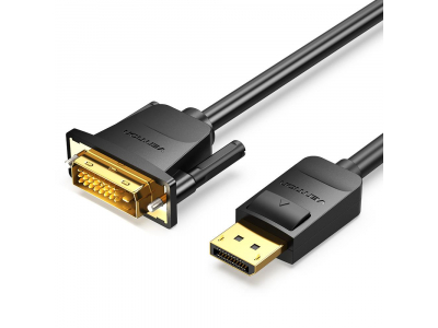 CABLE DP TO DVI 1M/BLACK HAFBF