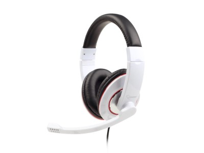 HEADSET STEREO WHITE/MHS-001-GW GEMBIRD