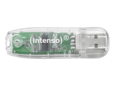MEMORY DRIVE FLASH USB2 32GB/TRANSPARENT 3502480