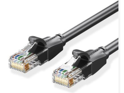 PATCH CABLE CAT.6 UTP/20M BLACK