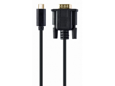 CABLE USB-C TO VGA-M 2M/BLIST A-CM-VGAM-01