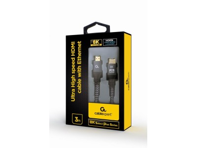 CABLE HDMI-HDMI 8K 3M SELECT/PLUS CCB-HDMI8K-3M