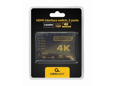 I/O SWITCH HDMI 5P/DSW-HDMI-53 GEMBIRD