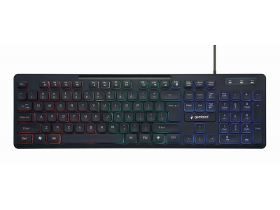 KEYBOARD MULTIMEDIA USB ENG/BLACK KB-UML-02 GEMBIRD