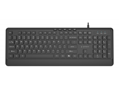 KEYBOARD MULTIMEDIA USB ENG/BLACK KB-MCH-05 GEMBIRD