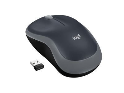 MOUSE USB OPTICAL WRL M185/SWIFT GREY