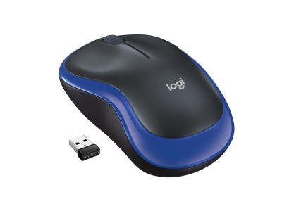MOUSE USB OPTICAL WRL M185/BLUE 910-002236