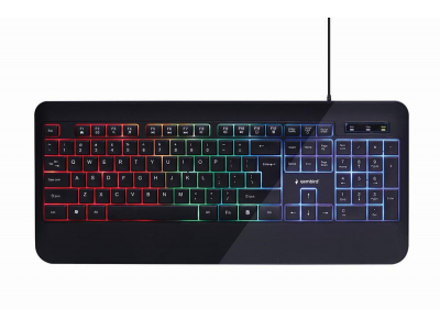 KEYBOARD MULTIMEDIA USB ENG/BLACK KB-UML-03 GEMBIRD