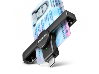 CARD READER POCKET SMARTCARD/USB-C CRE-SMPC AXAGON