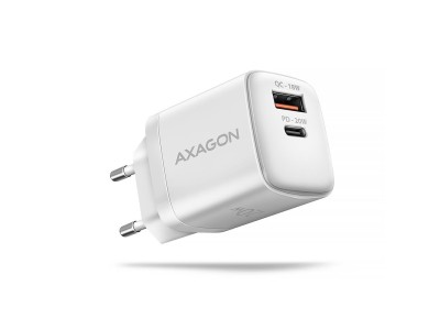 MOBILE CHARGER WALL USB 20W/2PORT WHITE