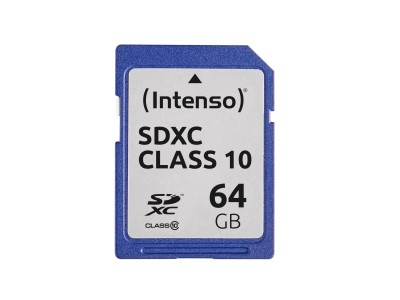 MEMORY SDXC 64GB C10/3411490 INTENSO