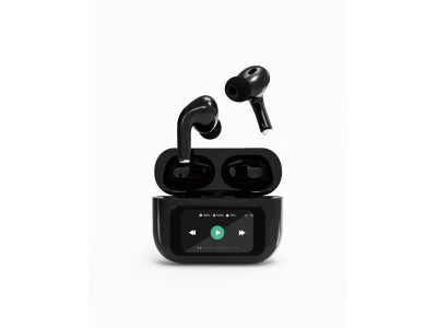 HEADSET BLUETOOTH/TWS-LCD-ANC-01-BK GEMBIRD