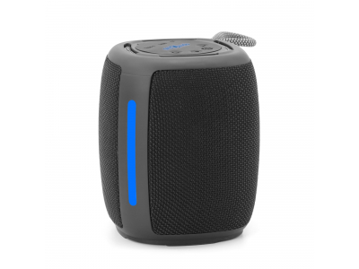 Portable Speaker|GEMBIRD|Black|Portable/Wireless|1xUSB-C|Bl uetooth|SPK-BT-LED-03-BK