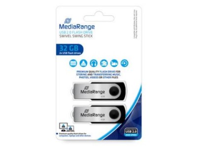 MEMORY DRIVE FLASH USB2 32GB/MR911-2 MEDIARANGE