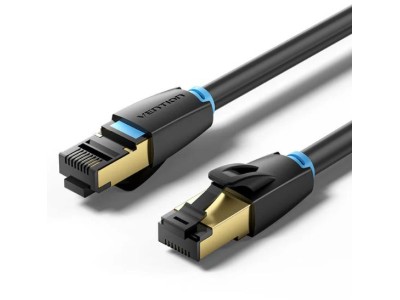 PATCH CABLE CAT.8 SFTP/10M BLACK