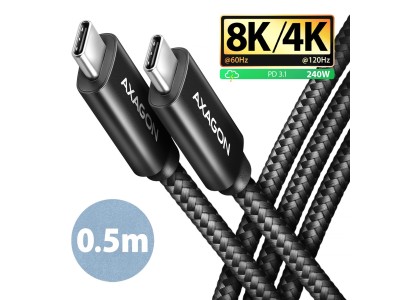 CABLE USB-C TO USB-C 0.5M