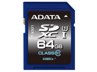 MEMORY SDXC 64GB CLASS10/ASDX64GUICL10-R ADATA
