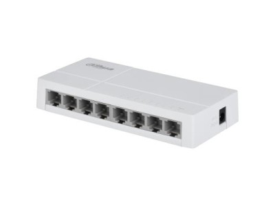 Switch|DAHUA|SG1008L-EUR|Switch layer L2|8xRJ-45 ports|RJ-45 Ports Type