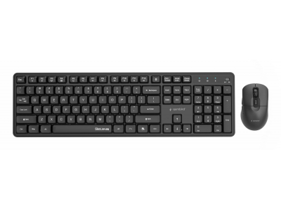 KEYBOARD +MOUSE WRL ENG/BLACK KBS-WMS-01 GEMBIRD