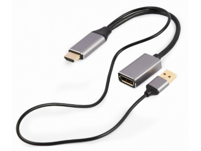 I/O ADAPTER HDMI TO DP/BLACK A-HDMIM-DPF-02