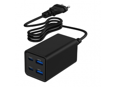 CHARGER USB UNIVERSAL 4P 65W/TA-UC-2A2C-PD65-01-BK GEMBIRD
