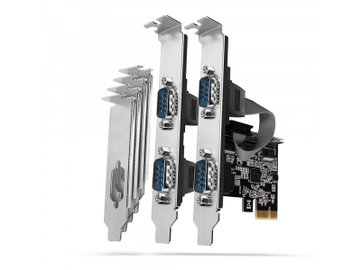NET CARD PCIE 250KBPS 4PORT/SP&LP PCEA-S4N