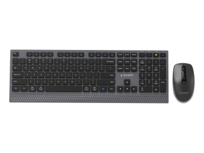 KEYBOARD +MOUSE WRL ENG/BK KBS-WPS-02 GEMBIRD