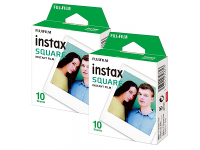FILM INSTANT COLOR INSTAX/SQUARE GLOSSY 2X10PK