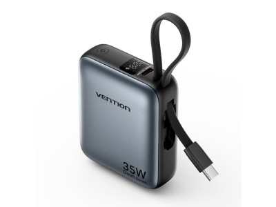 POWER BANK USB 10000MAH 35W/MINI GRAY