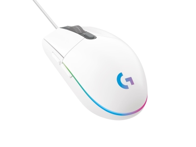 MOUSE USB OPTICAL G203/WHITE 910-005797 LOGITECH