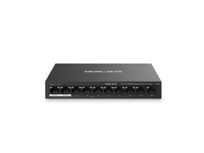 Switch|MERCUSYS|Desktop/pedestal|10x10Base-T / 100Base-TX|PoE+ ports 8|MS110P