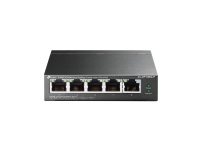 Switch|TP-LINK|5x10Base-T / 100Base-TX|PoE ports 4|TL-SF1005LP