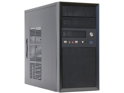 Case|CHIEFTEC|MiniTower|MicroATX|Colour Black|CT-01B-OP