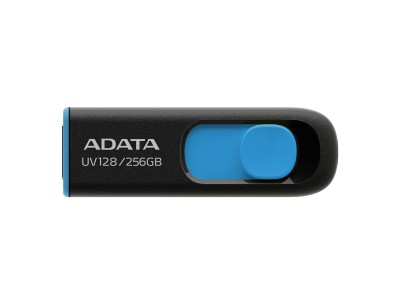 MEMORY DRIVE FLASH USB3 256GB/BLK/BLUE AUV128-256G-RBE