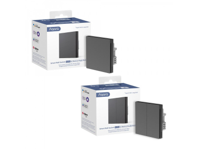 SMART HOME WIRED SWITCH SINGLE/GREY WS-EUK01-G