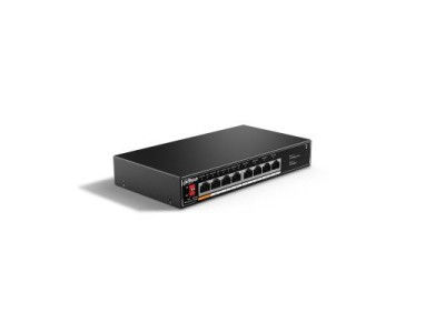 Switch|DAHUA|Desktop/pedestal|8x10Base-T / 100Base-TX|PoE ports 4|60 Watts|SF1008LP
