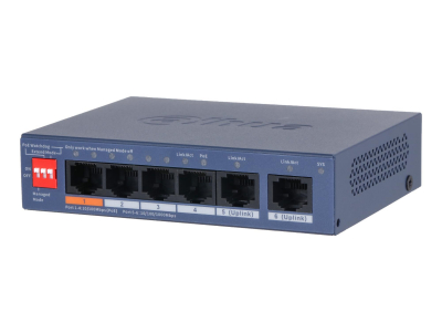 Switch|DAHUA|DH-CS4006-4ET2GT-60|Switch layer L2|2xRJ-45 ports|RJ-45 Ports Type