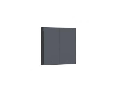 SMART HOME WIRED SWITCH DOUBLE/GREY WS-EUK02-G