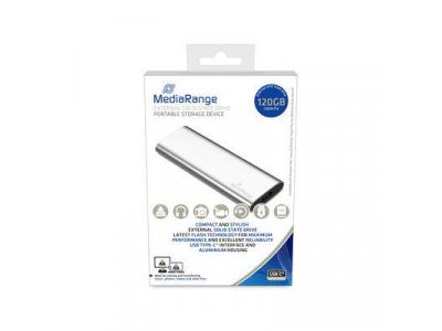 External SSD|MEDIARANGE|Read speed 450 MB/s|Write speed