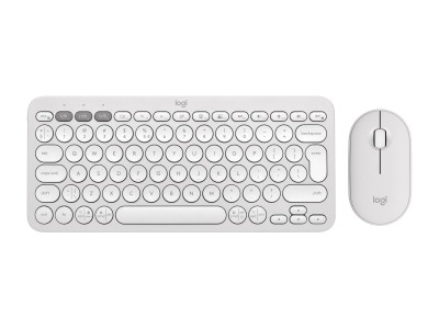 KEYBOARD +MOUSE COMBO PEBBLE 2/WHITE 920-012240
