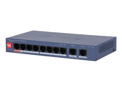 Switch|DAHUA|DH-CS4010-8ET2GT-60|Switch layer L2|8xRJ-45 ports|RJ-45 Ports Type