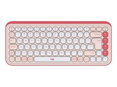 KEYBOARD WRL POP ICON KEYS/LIL&OFF WH