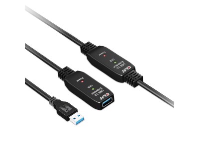 CABLE USB3.2 REPEATER 10M/M/F CAC-1405