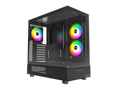 Case|MONTECH|XR|MidiTower|Not included|ATX|MicroATX|MiniITX|Colour Black|XR(B)