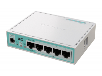 NET ROUTER 10/100/1000M 5P HEX/E50UG MIKROTIK